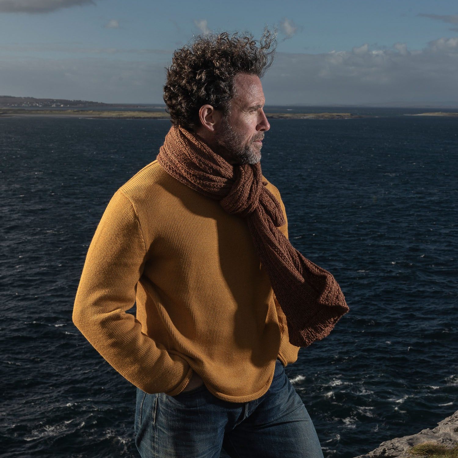 Patented Aran Alpaca Shawl