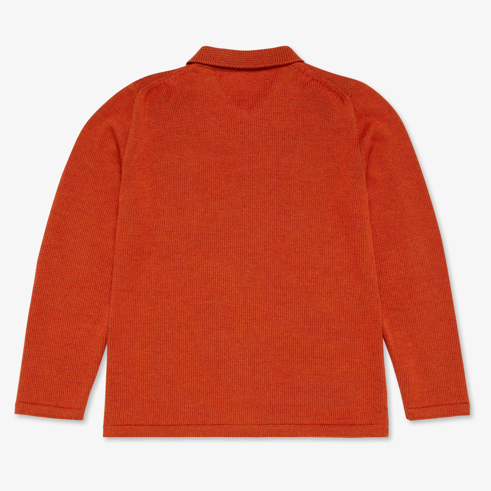 Inis Meáin Alpaca Shirt Jacket in Clementine