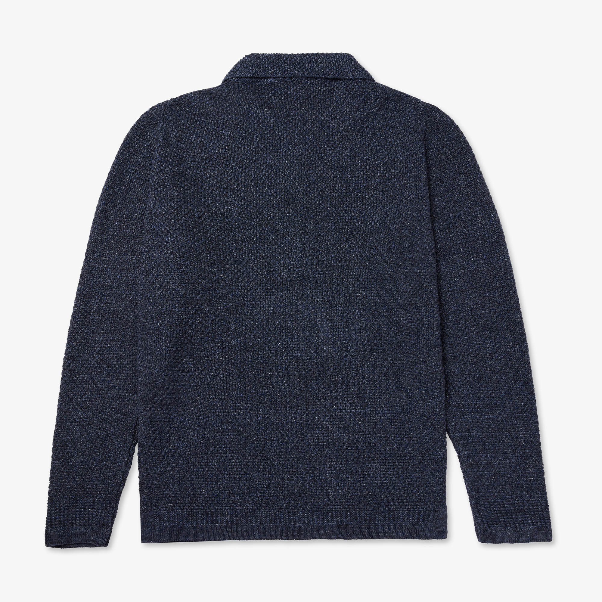 S2331 Inis Meáin Moss Stitch Jacket Navy Marl